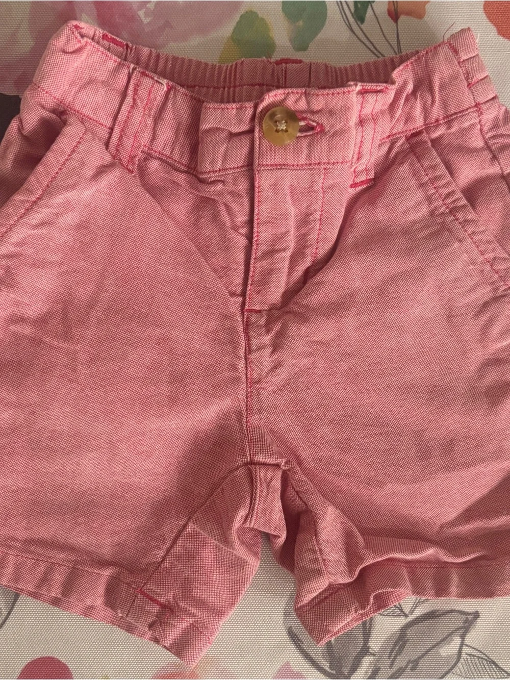 Kids / Boys Pink Cotton Casual Shorts